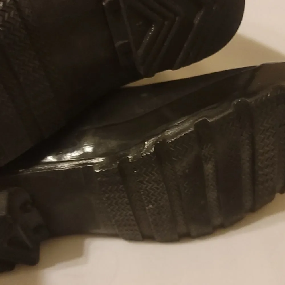 Hunter boots tall high gloss. Size 7